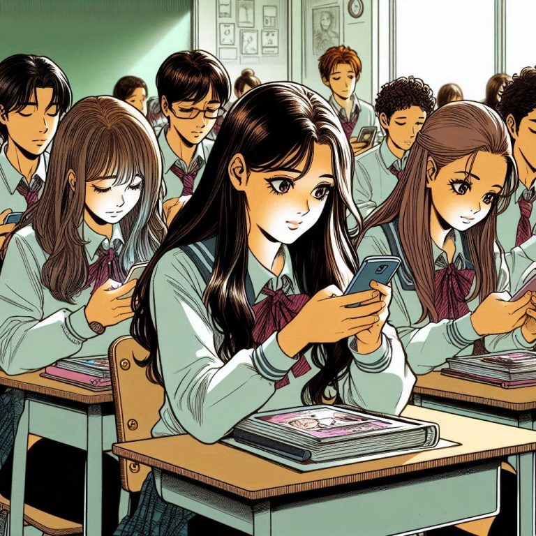 smartphone école